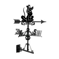 Mounted Cartoon Bloodhound Dog Weathervane