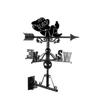 Mounted Cartoon "Sleeping" Dwarf Weathervane