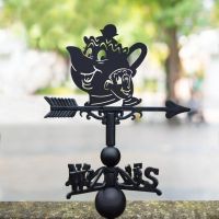 Cartoon Tea Pot & Cup Weathervane