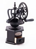 “Café Coeur” Cast iron and wood coffee grinder