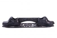 Black Shoe Design Boot Scraper