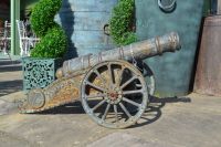 “Imperial Rose” Cast Iron Decorative Cannon 