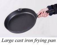 Extra Large Cast Iron Frying Pan