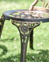 Close-Up of Ornate Pattern on Chair Leg