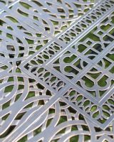 Close-Up of Table Pattern for Eight Seater Table & Chair Set