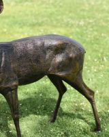 Standing doe sculpture hind legs