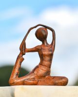 Metal Garden Yoga Figure