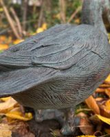 Close Up Details Of The Cast Aluminium Duck Close Up Details Of The Cast Aluminium Duck