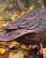 Details On The Duck Garden Sculpture In Bronze Details On The Duck Garden Sculpture In Bronze