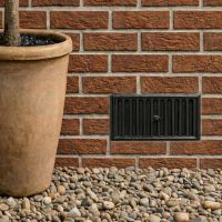 cast_iron_adjustable_air_vent_-_9_x_6_5_ installed in a new home