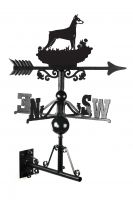 Great Dane Cast Iron Weathervane Great Dane Cast Iron Weathervane