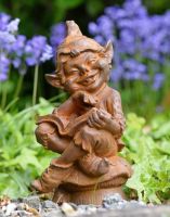 Cast Iron Cheeky Elf Sculpture Cast Iron Cheeky Elf Sculpture