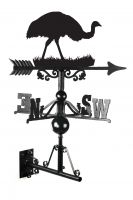 Cast Iron Emu Weathervane