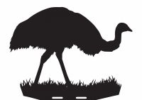 Emu Weathervane Close Up