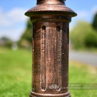 Cast Iron Lamp Post Column In A Vintage Copper Wash
