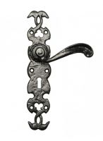 "Galetti" Cast Iron Ornate Lever Handles With Keyhole "Galetti" Cast Iron Ornate Lever Handles With Keyhole