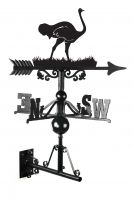 Cast Iron Ostrich Weathervane