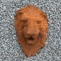 Cast Iron Rustic Lion Head Cast Iron Rustic Lion Head