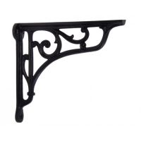 Cast Iron Shelf Bracket Finished In black  Cast Iron Shelf Bracket Finished In black