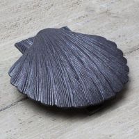 Shell Door Knocker Created Out of Cast Iron