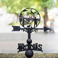 Cast Iron & Steel Weathervane with "Summer Skies" Gardening Topper
