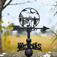 Cast Iron & Steel "Summer Skies" Gardening Weathervane