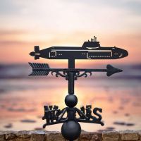 Cast Iron & Steel Weathervane with Astute Class Submarine Topper