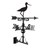  Cast Iron & Steel "Avocet Bird" Weathervane Mounted