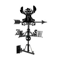 Mounted Cast Iron & Steel Cartoon Koala Monster Weathervane