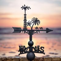 Weathervane with Desert Landscape Topper
