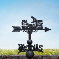 Cast Iron & Steel Weathervane with Dry Stone Waller Topper