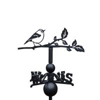 Close-Up of Cast Iron & Steel Goldcrest Weathervane