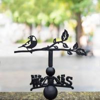 Cast Iron & Steel Weathervane with Greenfinch Topper Cast Iron & Steel Weathervane with Greenfinch Topper