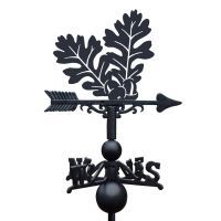Close-Up of Oak Leaves Topper for Weathervane