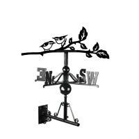 Cast Iron & Steel Pair of Nuthatches Weathervane Mounted