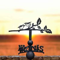 Cast Iron & Steel Pair of Nuthatches Weathervane