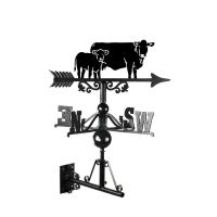 Mounted Cast Iron & Steel South Devon & Calf Weathervane
