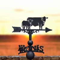 Cast Iron & Steel South Devon & Calf Weathervane