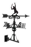 Cast Iron Tennis Player Weathervane For The Garden