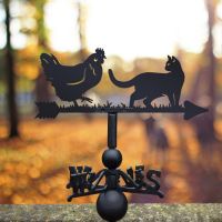 Cat & Chicken Weathervane in Location