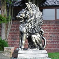 Cast Aluminium Cat Griffin Sculpture 