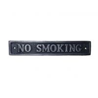 Cast Iron "No Smoking" Sign Cast Iron "No Smoking" Sign