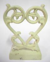 Cast Iron Balmoral Heart Door Stop Cast Iron Balmoral Heart Door Stop