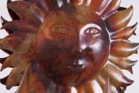 “Celestial Cosmos” Sunflower and Stars Wind spinner