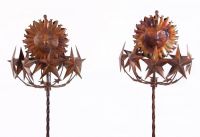 “Celestial Cosmos” Sunflower and Stars Wind spinner