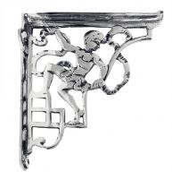 Bright Chrome Cherub wall bracket Bright Chrome Cherub wall bracket