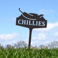 "Chillies" Vegetable Label in Situ