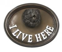 House Sign - Chow - I Live Here