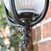 Close-up of the Gothic Design on the Wall Light Close-up of the Gothic Design on the Wall Light