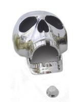 Chrome Brass Deluxe Skull (Jaw Droppingly Original)
